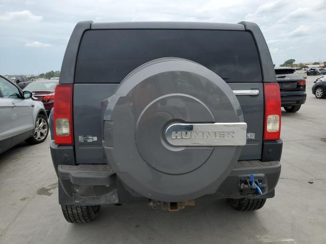 5GTEN13E788155512 - 2008 HUMMER H3 GRAY photo 6