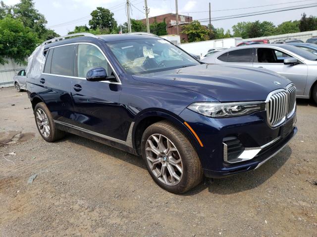 5UXCW2C07N9L78742 - 2022 BMW X7 XDRIVE40I BLUE photo 4