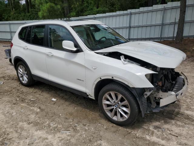 5UXWX9C57D0A30315 - 2013 BMW X3 XDRIVE28I WHITE photo 4