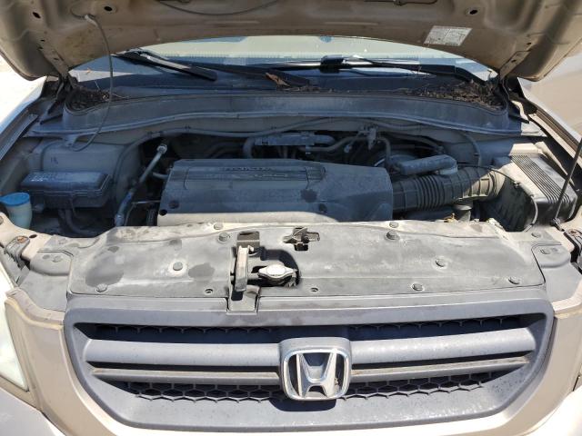 2HKYF18454H612069 - 2004 HONDA PILOT EX GOLD photo 12