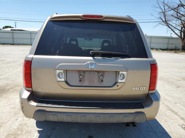 2HKYF18454H612069 - 2004 HONDA PILOT EX GOLD photo 6