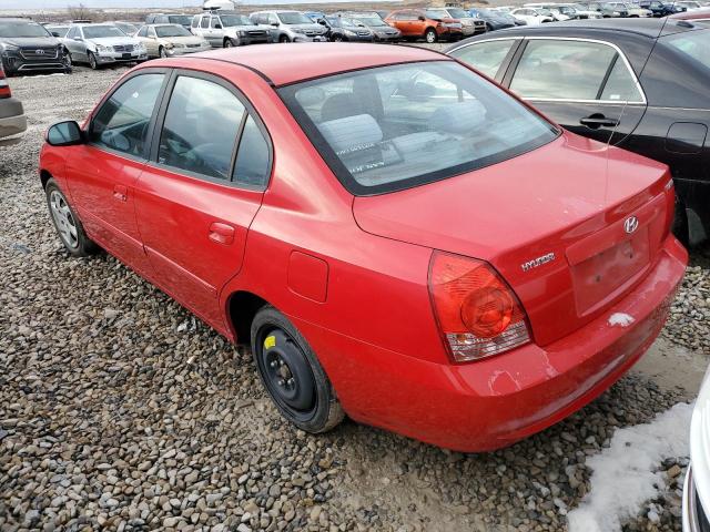 KMHDN46D85U163317 - 2005 HYUNDAI ELANTRA GLS RED photo 2