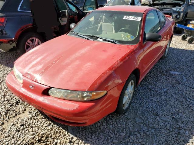 1G3NL12E33C210252 - 2003 OLDSMOBILE ALERO GL RED photo 2