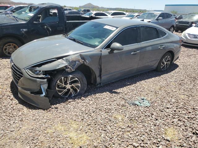 KMHL24JJ5MA021394 - 2021 HYUNDAI SONATA HYBRID GRAY photo 1