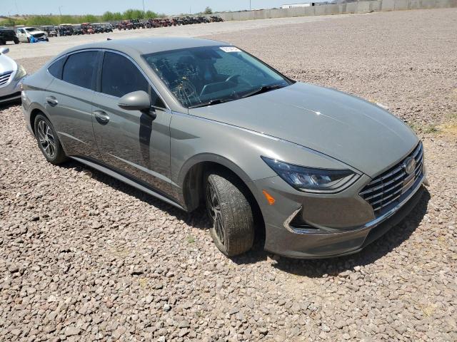 KMHL24JJ5MA021394 - 2021 HYUNDAI SONATA HYBRID GRAY photo 4