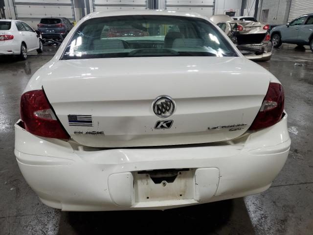 2G4WD582061184592 - 2006 BUICK LACROSSE CXL WHITE photo 6