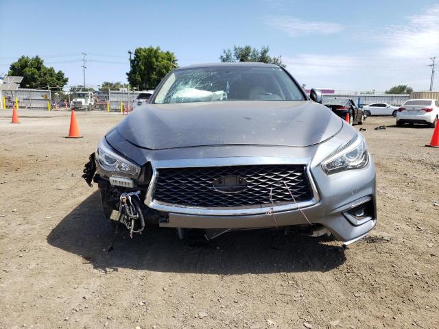 JN1EV7AP6KM512999 - 2019 INFINITI Q50 LUXE GRAY photo 5