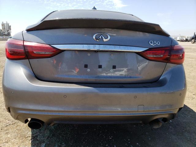 JN1EV7AP6KM512999 - 2019 INFINITI Q50 LUXE GRAY photo 6