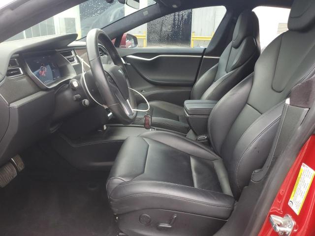 5YJSA1E29HF227884 - 2017 TESLA MODEL S 红色 照片 7