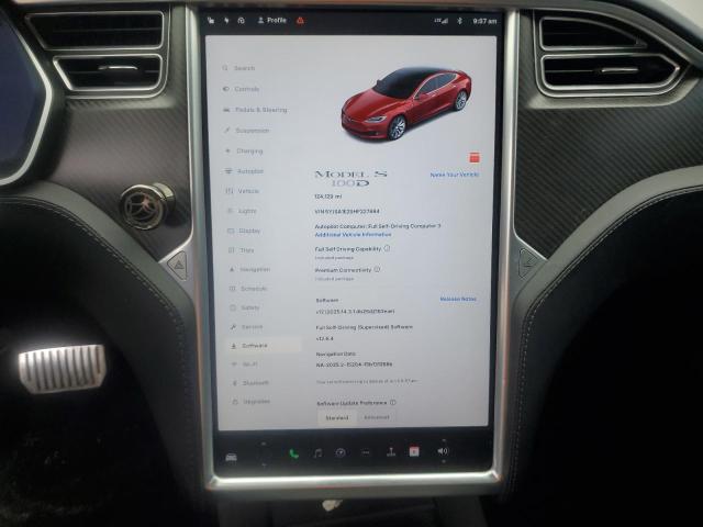 5YJSA1E29HF227884 - 2017 TESLA MODEL S 红色 照片 9