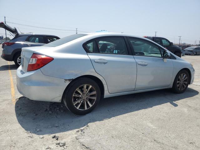 19XFB2F92CE319837 - 2012 HONDA CIVIC EXL BLUE photo 3