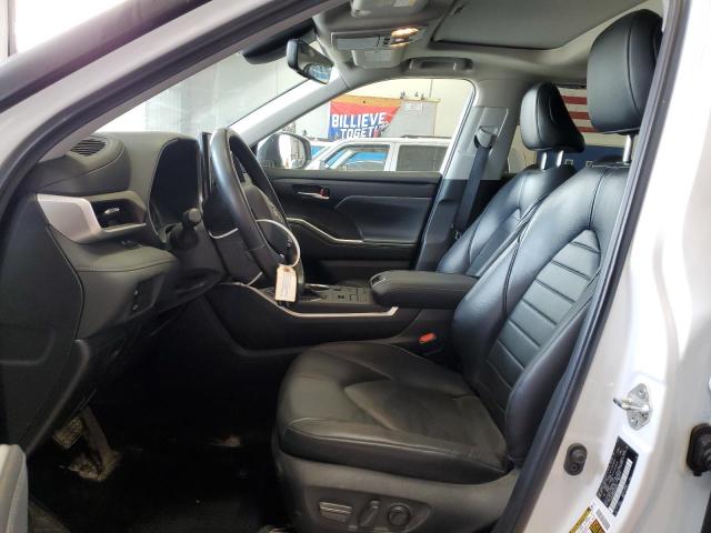 5TDHZRBH4NS179213 - 2022 TOYOTA HIGHLANDER XLE WHITE photo 7