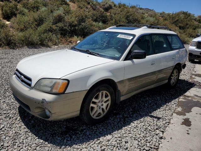 4S3BH6866Y7618259 - 2000 SUBARU LEGACY OUTBACK LIMITED WHITE photo 1