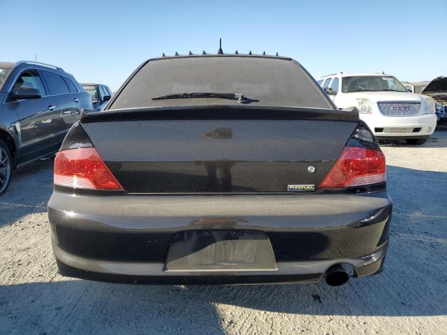 JA3AH86F93U125114 - 2003 MITSUBISHI LANCER EVOLUTION BLACK photo 6