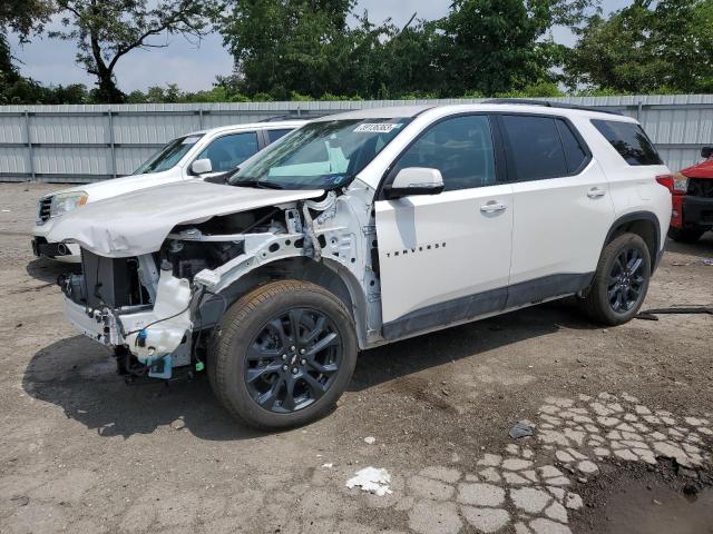 1GNEVJKW2MJ190485 - 2021 CHEVROLET TRAVERSE RS WHITE photo 1