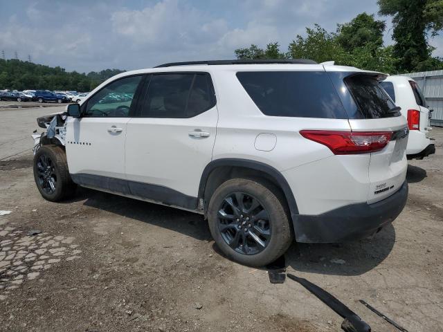 1GNEVJKW2MJ190485 - 2021 CHEVROLET TRAVERSE RS WHITE photo 2