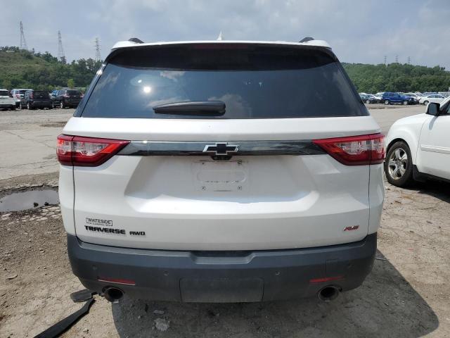 1GNEVJKW2MJ190485 - 2021 CHEVROLET TRAVERSE RS WHITE photo 6