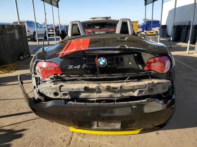 4USBU53536LX00744 - 2006 BMW Z4 3.0SI BLACK photo 6