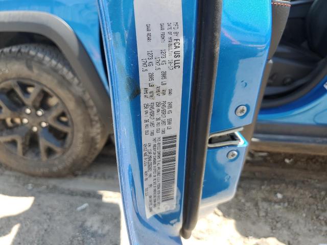 1C4PJMBX0JD562021 - 2018 JEEP CHEROKEE TRAILHAWK BLUE photo 13