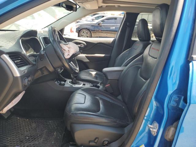 1C4PJMBX0JD562021 - 2018 JEEP CHEROKEE TRAILHAWK BLUE photo 7