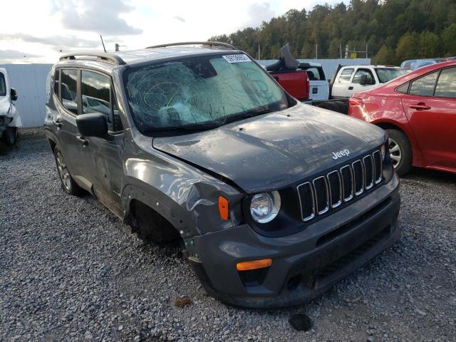 ZACNJDAB7MPM49909 - 2021 JEEP RENEGADE SPORT GRAY photo 1