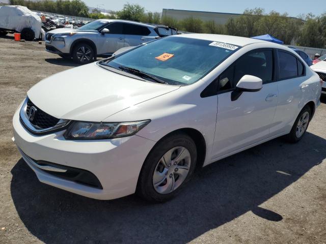 19XFB2F53DE064078 - 2013 HONDA CIVIC LX WHITE photo 1