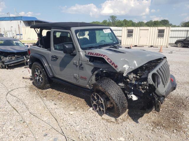 1C4HJXCN2MW611652 - 2021 JEEP WRANGLER RUBICON GRAY photo 4