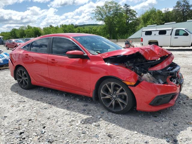 2HGFC2F85KH506725 - 2019 HONDA CIVIC SPORT RED photo 4