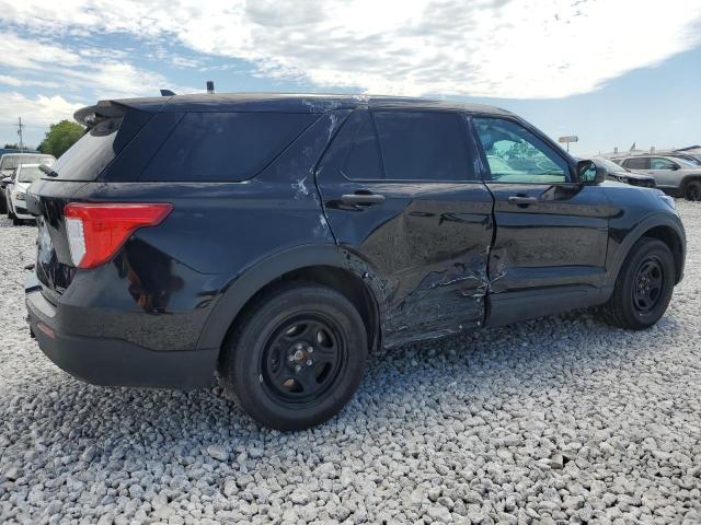 1FM5K8AW9NNA14101 - 2022 FORD EXPLORER POLICE INTERCEPTOR 黑色 照片 3
