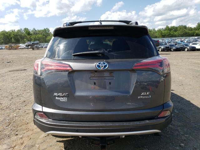 JTMRJREV9GD027598 - 2016 TOYOTA RAV4 HV XLE GRAY photo 6