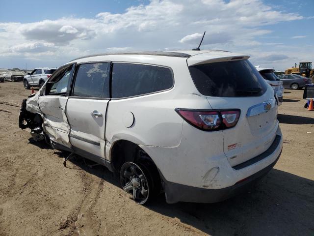 1GNKVFKD0DJ110289 - 2013 CHEVROLET TRAVERSE LS WHITE photo 2