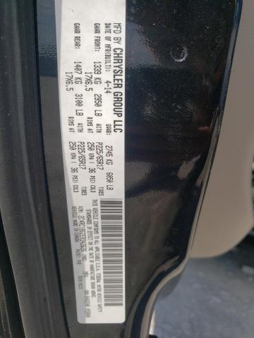 2C4RC1BG2ER342626 - 2014 CHRYSLER TOWN & COU TOURING შავი ფოტო 13