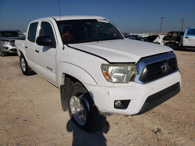5TFKU4HN2CX002817 - 2012 TOYOTA TACOMA DOUBLE CAB PRERUNNER LONG BED WHITE photo 1
