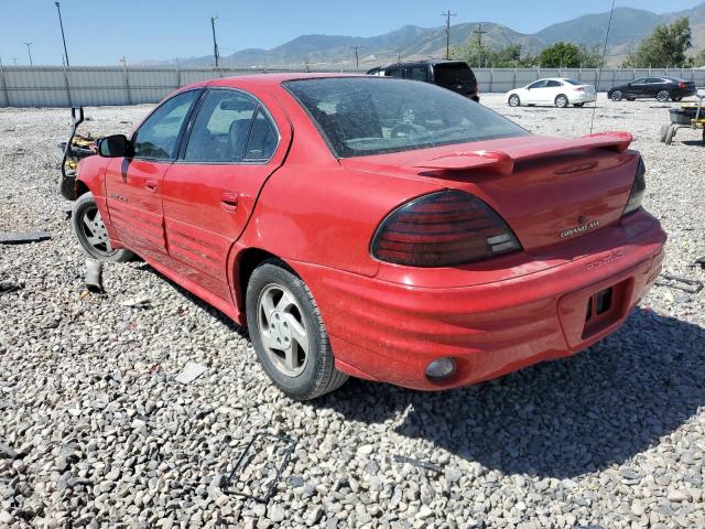 1G2NF52E2YM801628 - 2000 PONTIAC GRAND AM SE1 RED photo 2