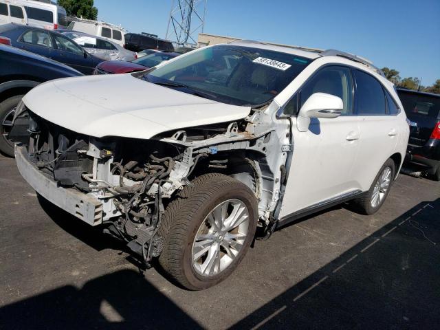 JTJBC1BA4B2037133 - 2011 LEXUS RX 450 WHITE photo 1