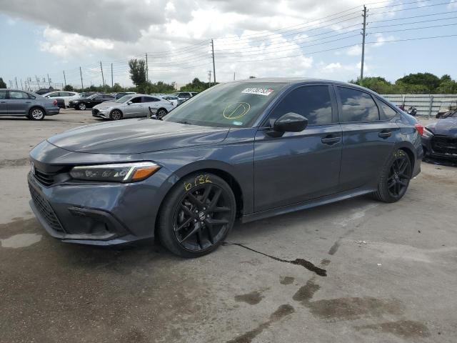 2HGFE2F54NH536707 - 2022 HONDA CIVIC SPORT 石墨色 照片 1