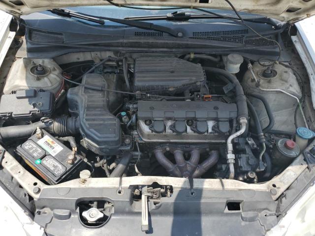 1HGEM22174L009957 - 2004 HONDA CIVIC DX VP Արծաթագույն լուսանկար 11