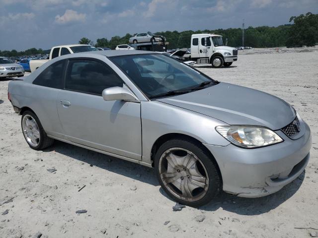 1HGEM22174L009957 - 2004 HONDA CIVIC DX VP Արծաթագույն լուսանկար 4