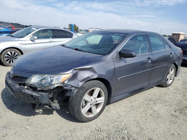 4T1BF1FK1EU789132 - 2014 TOYOTA CAMRY L GRAY photo 1