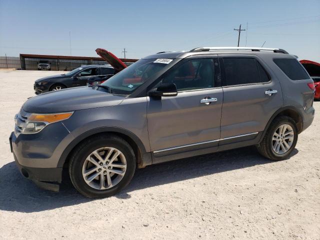 1FM5K8D80DGC86777 - 2013 FORD EXPLORER XLT GRAY photo 1