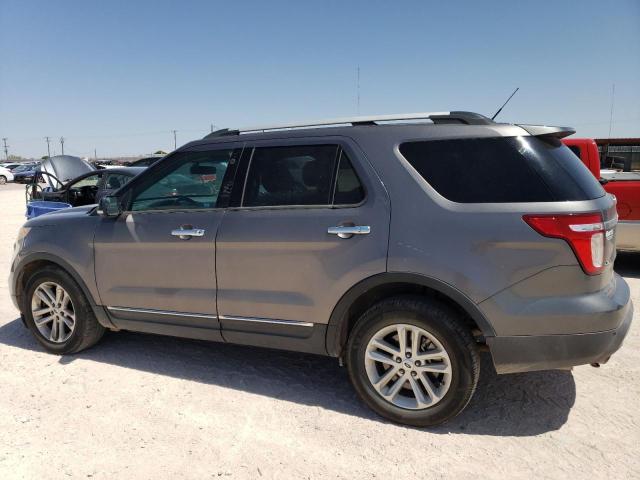 1FM5K8D80DGC86777 - 2013 FORD EXPLORER XLT GRAY photo 2