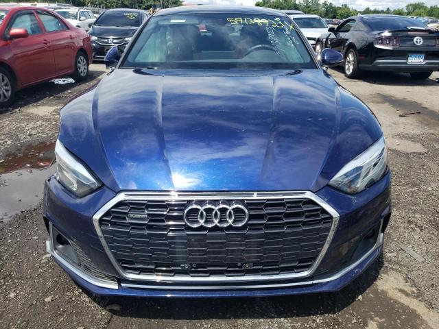 WAUABCF53NA033477 - 2022 AUDI A5 PREMIUM 40 BLUE photo 5