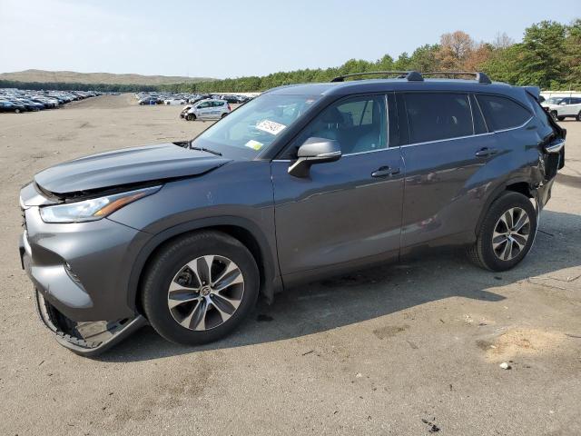 5TDGZRBH7LS508057 - 2020 TOYOTA HIGHLANDER XLE GRAY photo 1