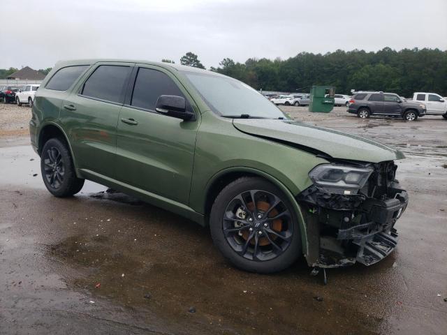 1C4RDJDG0MC689700 - 2021 DODGE DURANGO GT GREEN photo 4