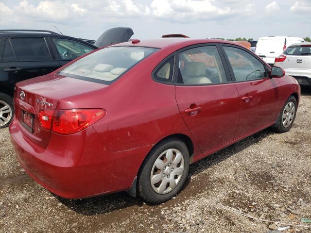 KMHDU46DX7U264428 - 2007 HYUNDAI ELANTRA GLS RED photo 3