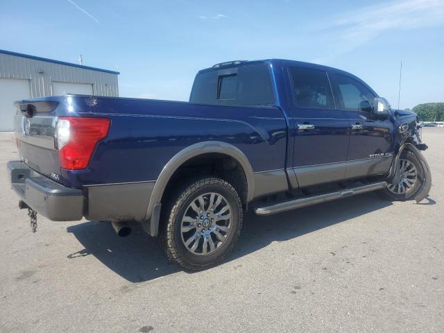 1N6BA1F45JN546977 - 2018 NISSAN TITAN XD SL BLUE photo 3