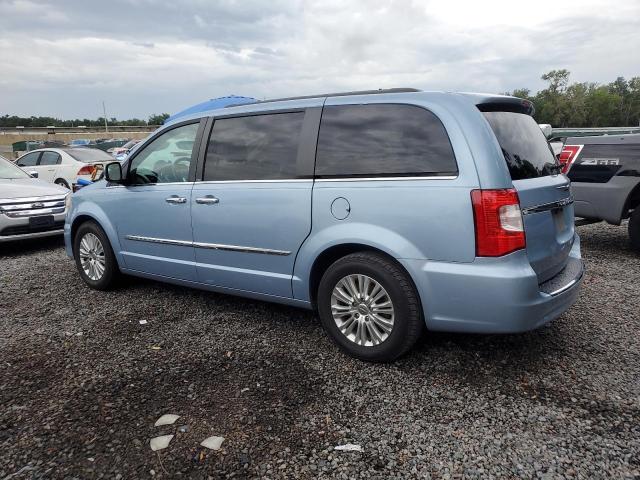 2C4RC1CG6CR376726 - 2012 CHRYSLER TOWN & COU TOURING L BLUE photo 2
