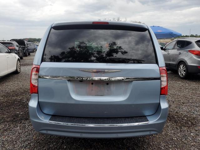 2C4RC1CG6CR376726 - 2012 CHRYSLER TOWN & COU TOURING L BLUE photo 6