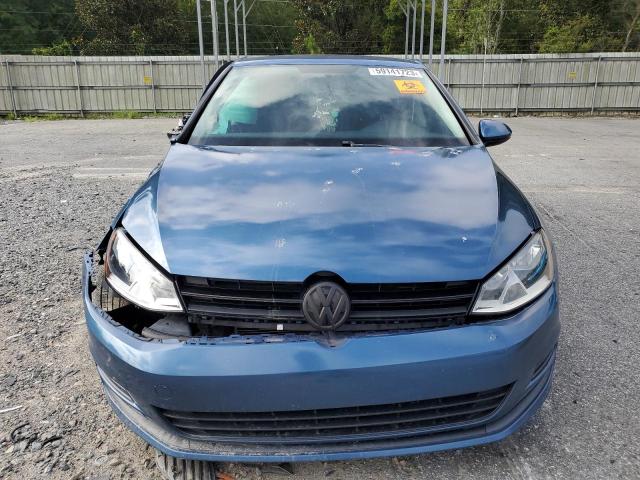 3VW117AU5HM027910 - 2017 VOLKSWAGEN GOLF S BLUE photo 5