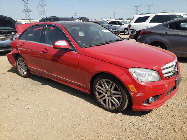 WDDGF81X68F090017 - 2008 MERCEDES-BENZ C 300 4MATIC RED photo 4